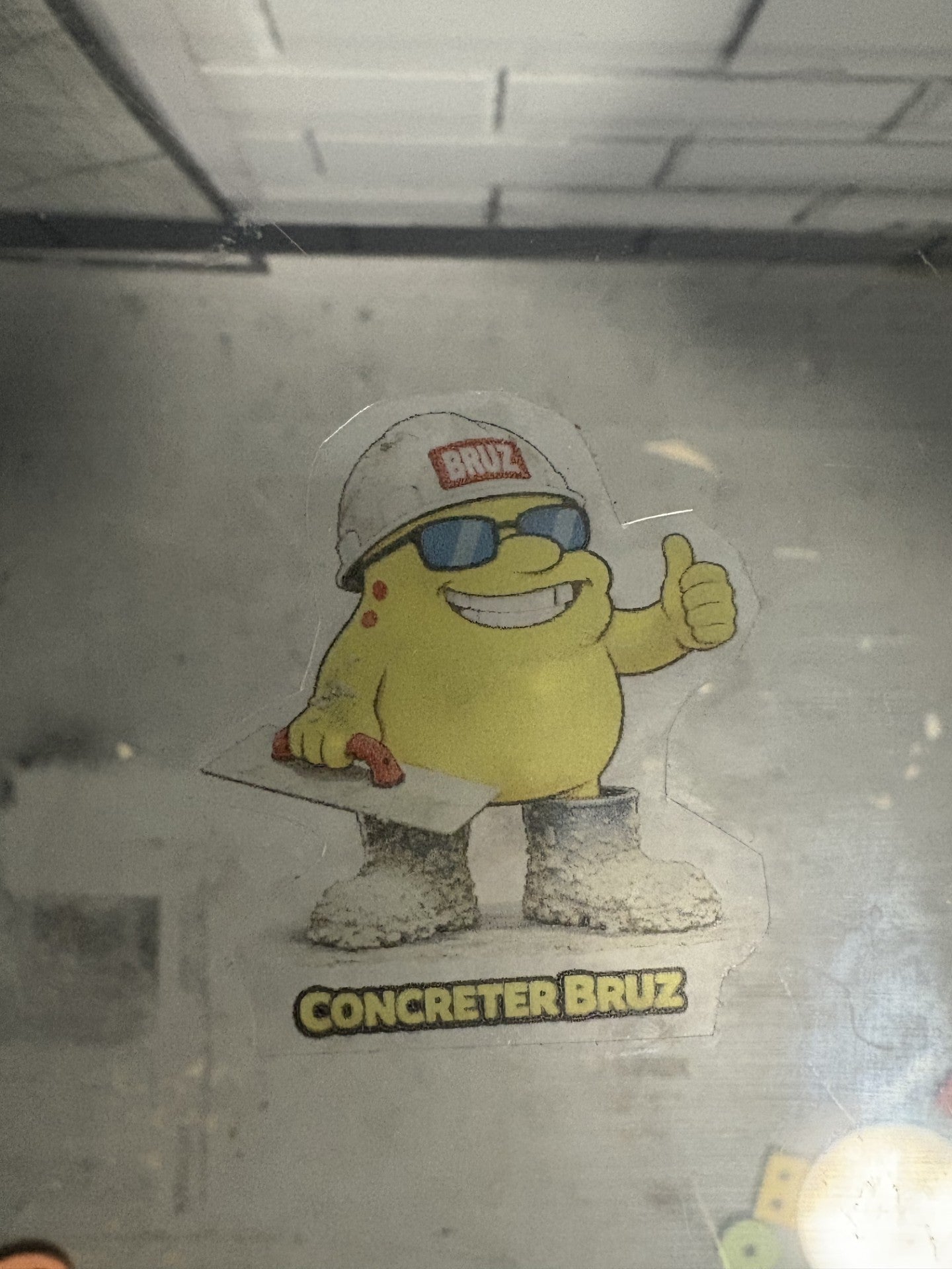 CONCRETER BRUZ STICKER