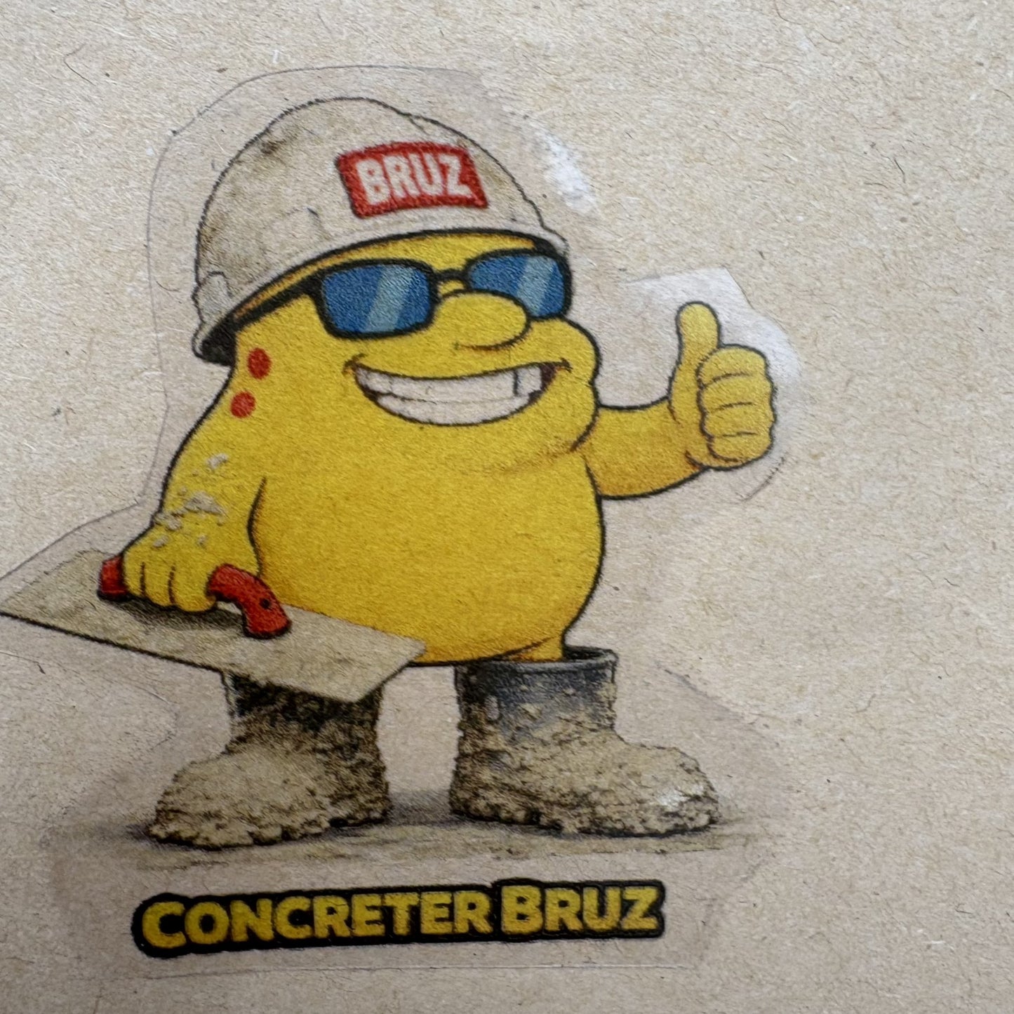 CONCRETER BRUZ STICKER