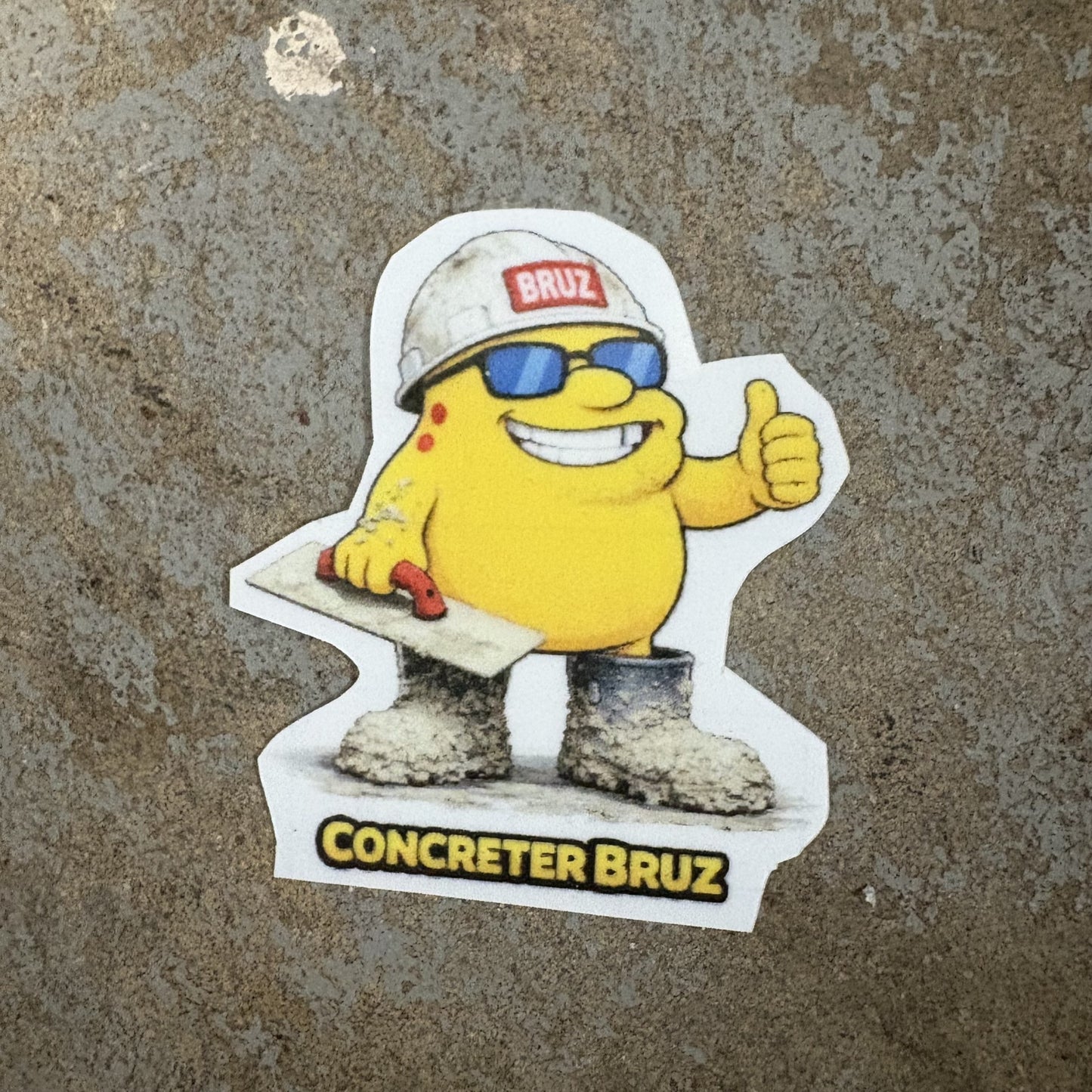 CONCRETER BRUZ STICKER