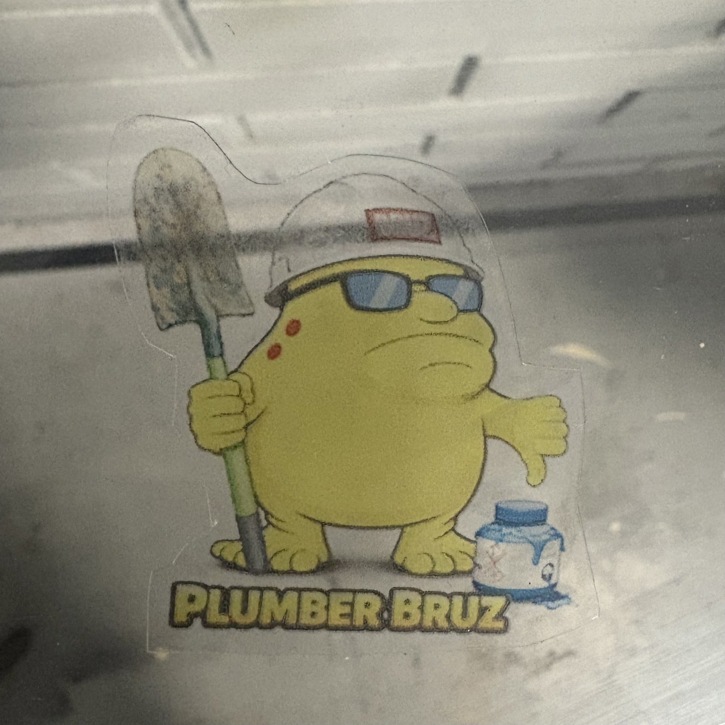 PLUMBER BRUZ STICKER