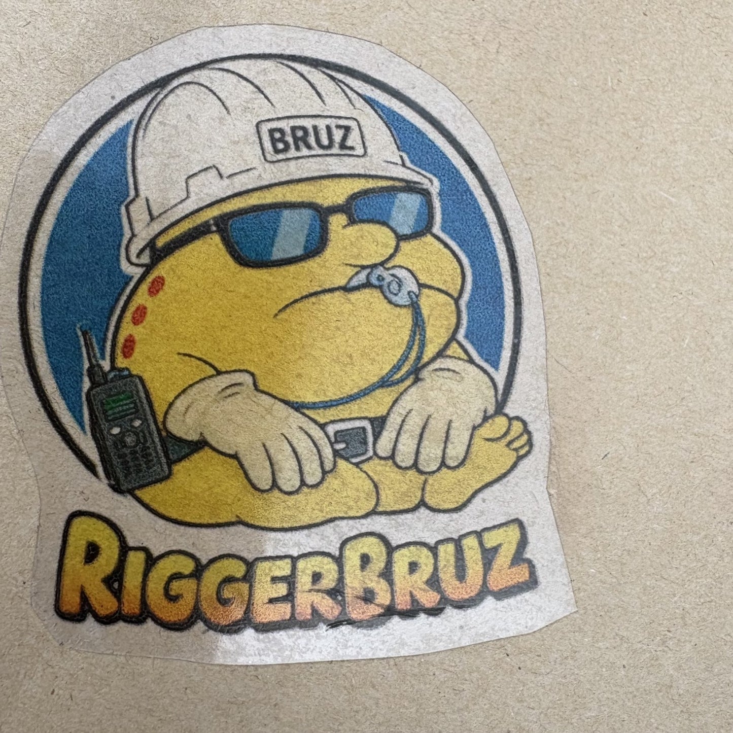 RIGGER BRUZ STICKER