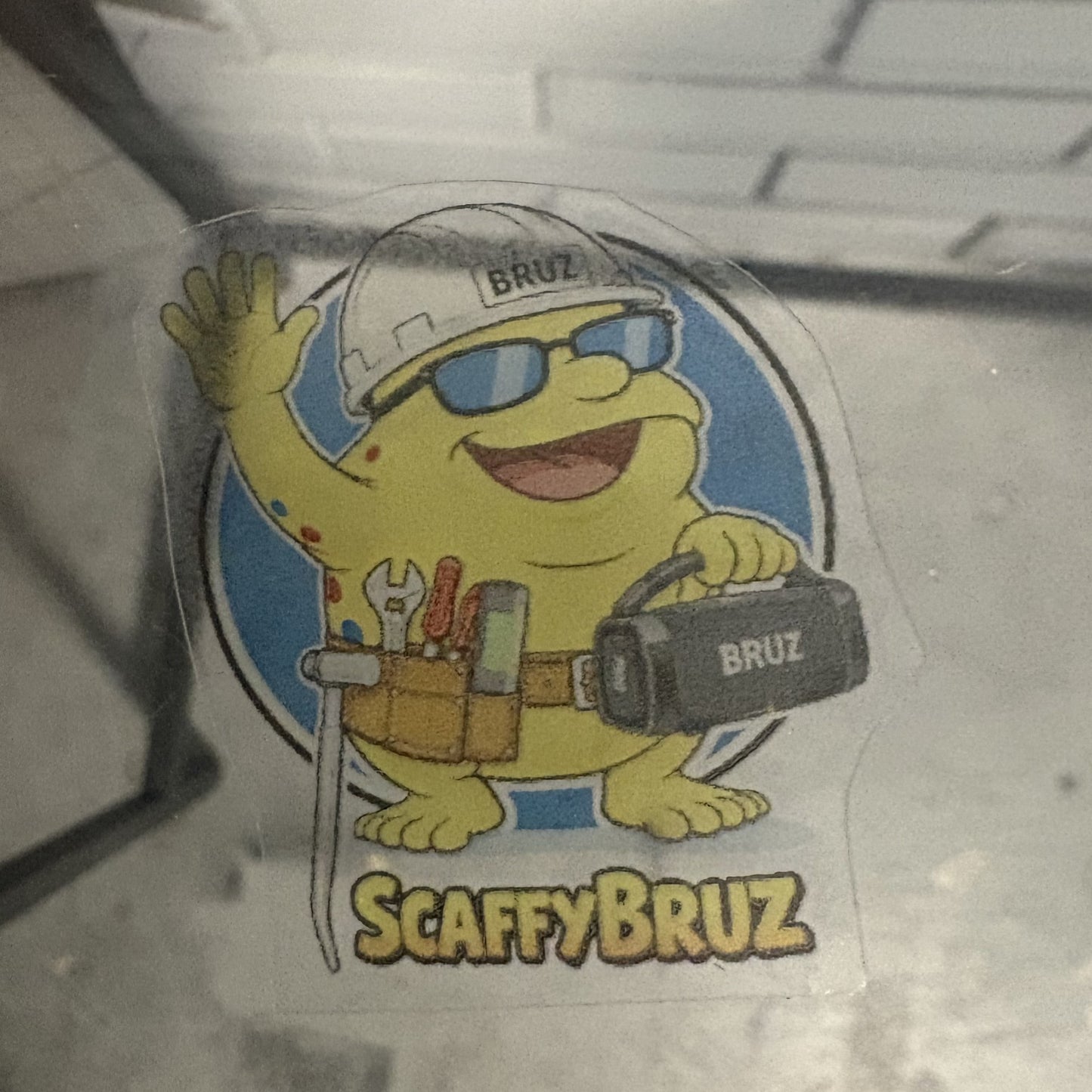 SCAFFY BRUZ STICKER