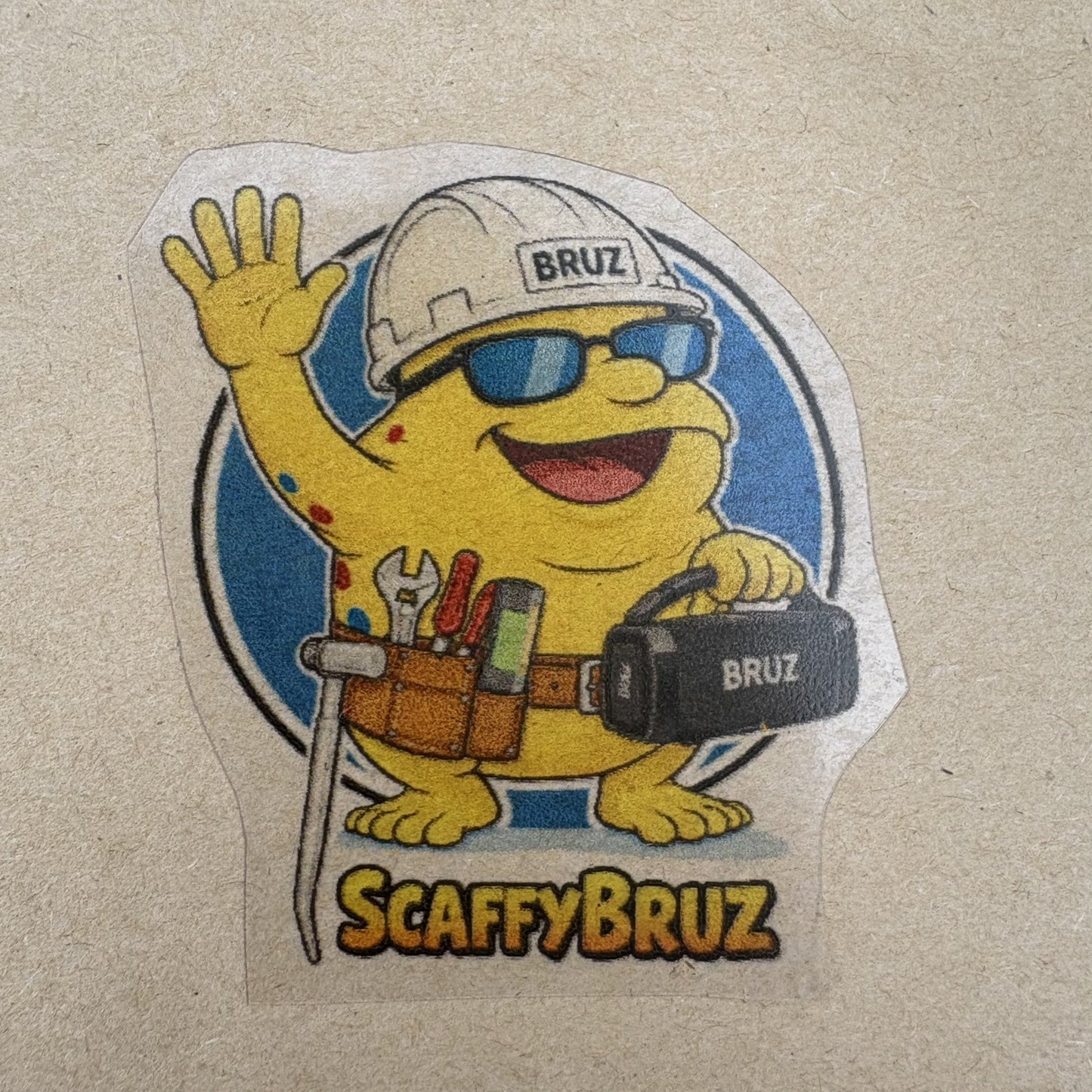 SCAFFY BRUZ STICKER