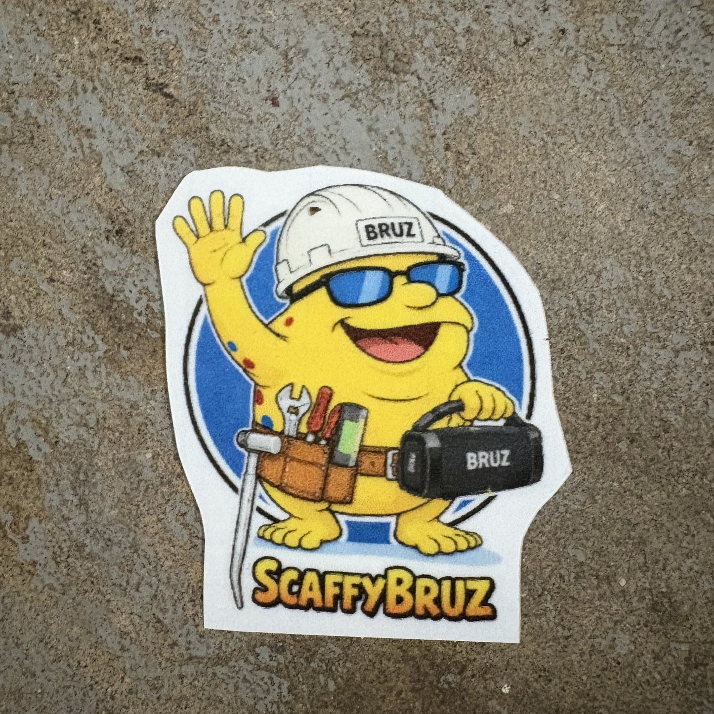 SCAFFY BRUZ STICKER