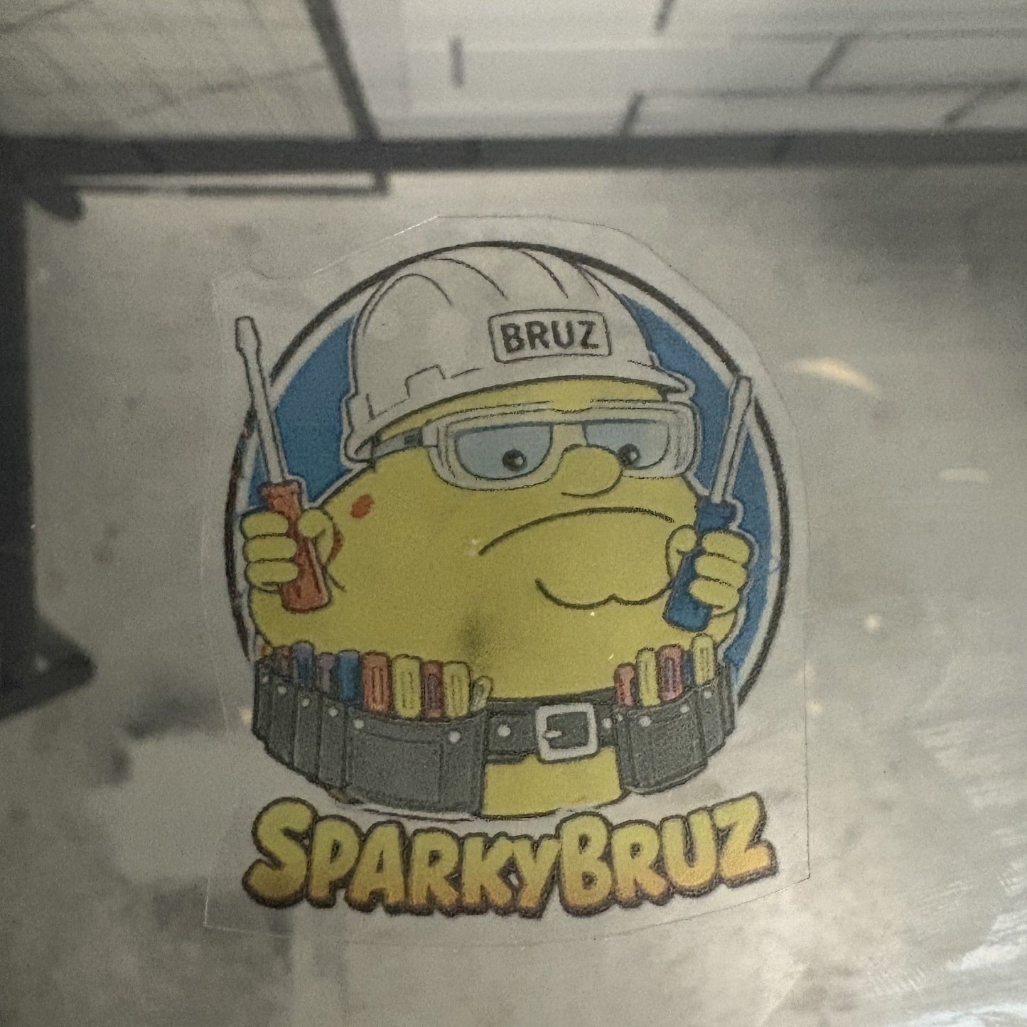 SPARKY BRUZ STICKER