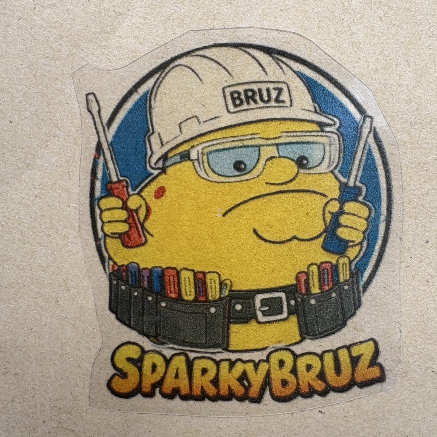 SPARKY BRUZ STICKER