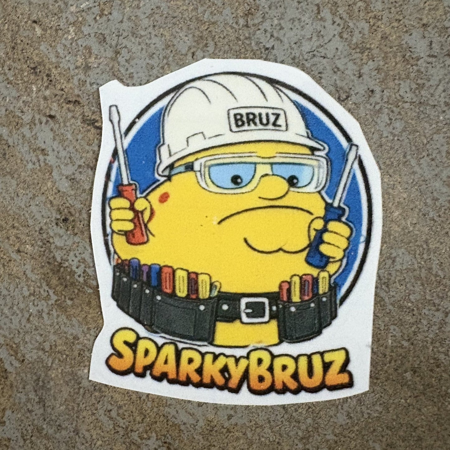 SPARKY BRUZ STICKER