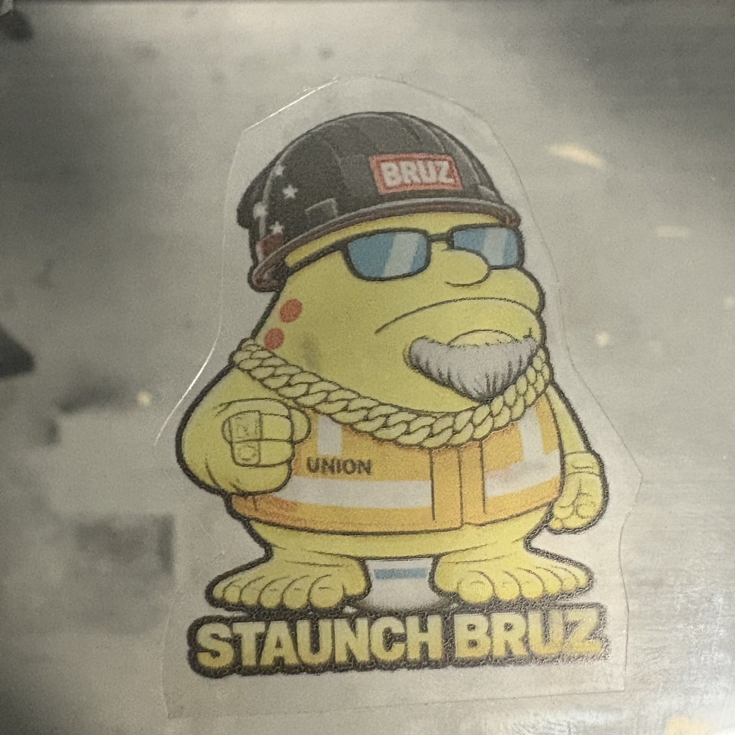 STAUNCH BRUZ STICKER