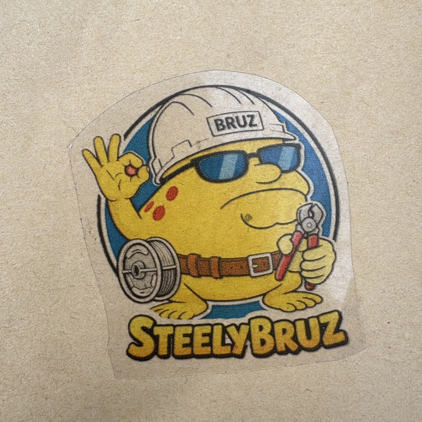 STEELY BRUZ STICKER