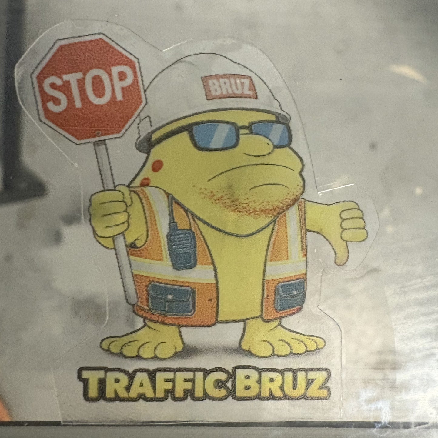 TRAFFIC BRUZ STICKER