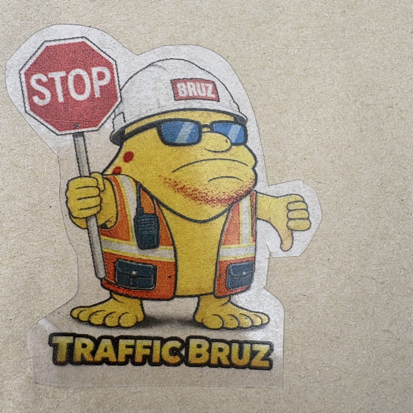 TRAFFIC BRUZ STICKER