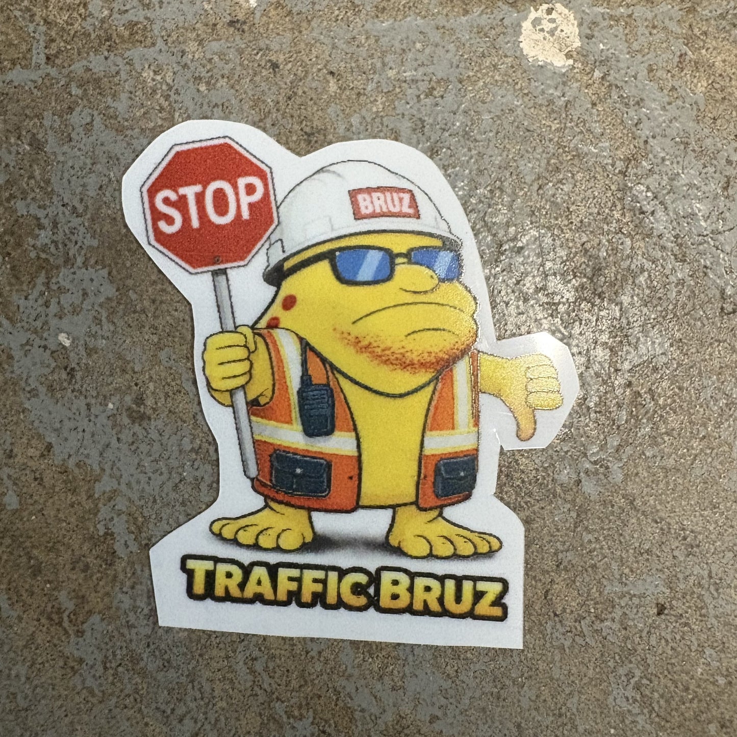 TRAFFIC BRUZ STICKER