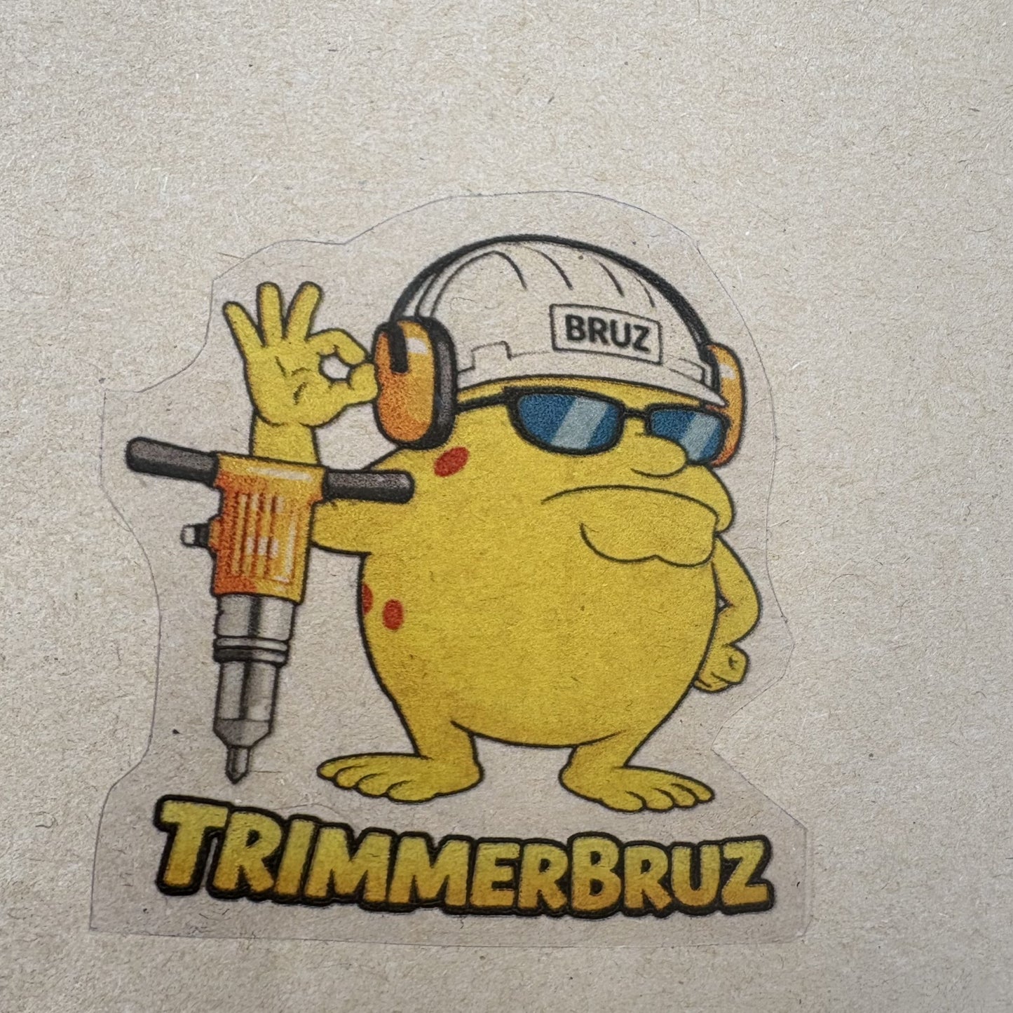 TRIMMER BRUZ STICKER