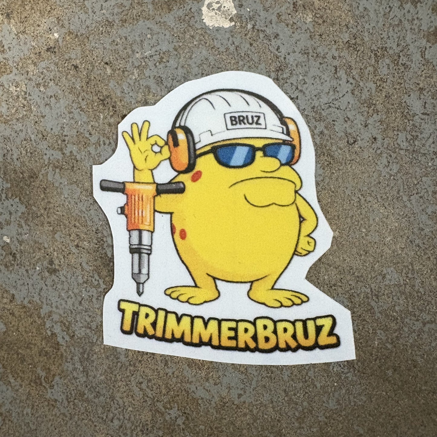 TRIMMER BRUZ STICKER