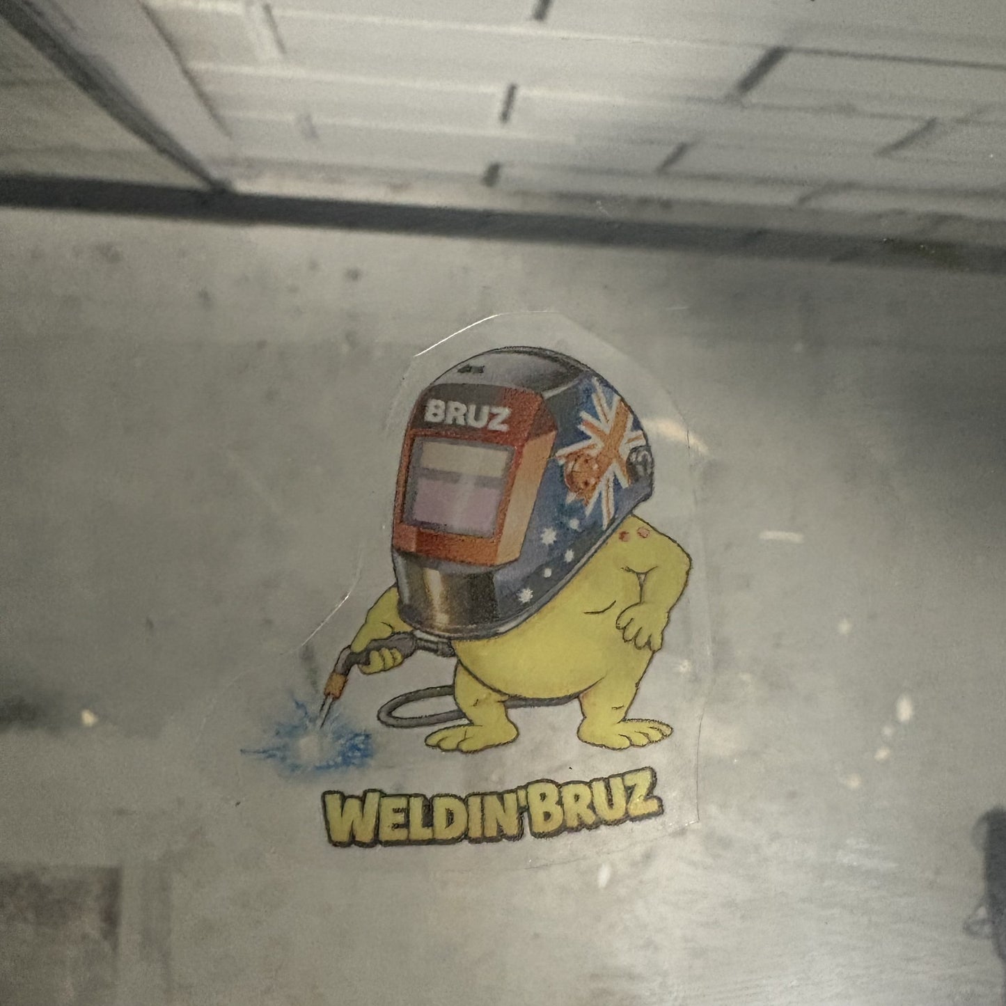 WELDIN BRUZ STICKER